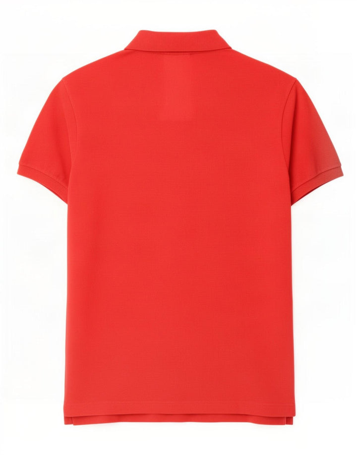 Lacoste Mens Polo Shirt Size 4 Medium Red