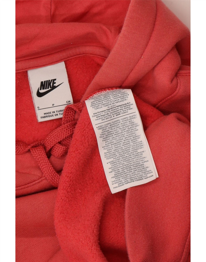 Nike Mens Hoodie Jumper Small Pink Cotton
