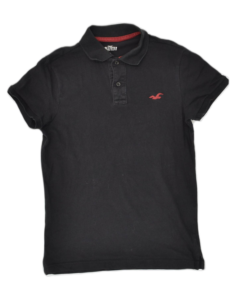 HOLLISTER Mens Polo Shirt XS Black Cotton | Vintage Hollister | Thrift | Second-Hand Hollister | Used Clothing | Messina Hembry 