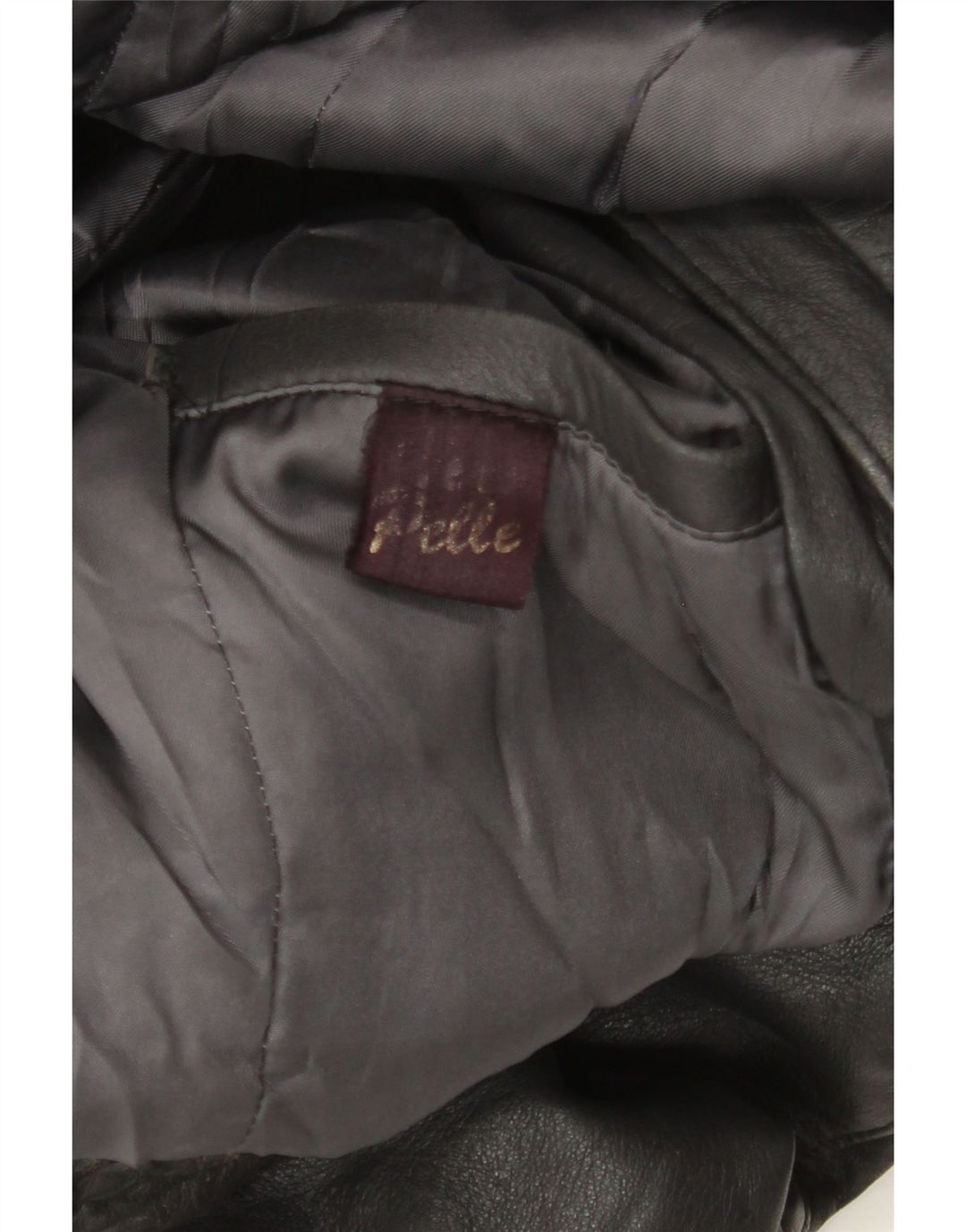 Vintage Mens Leather Jacket UK 38 Medium Black Leather