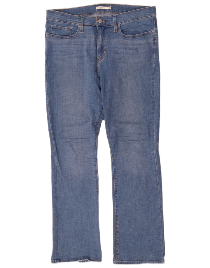 Levi's Womens 315 Shaping Bootcut Jeans W33 L32 Blue Cotton