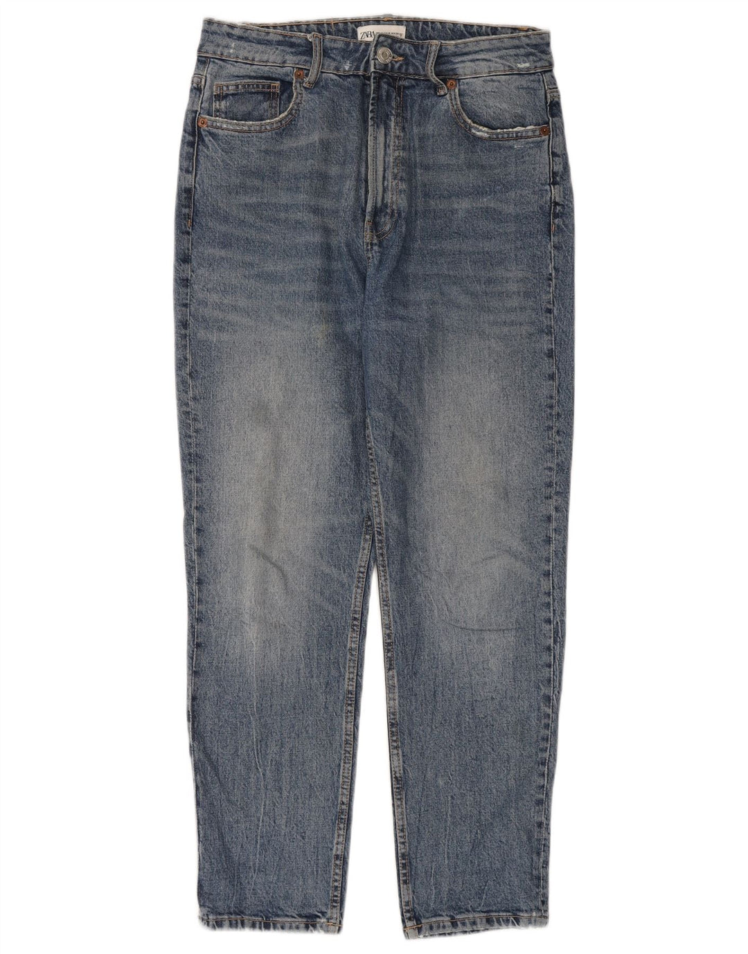 Zara Womens Tapered Jeans EU 40 Medium W30 L28 Blue Cotton