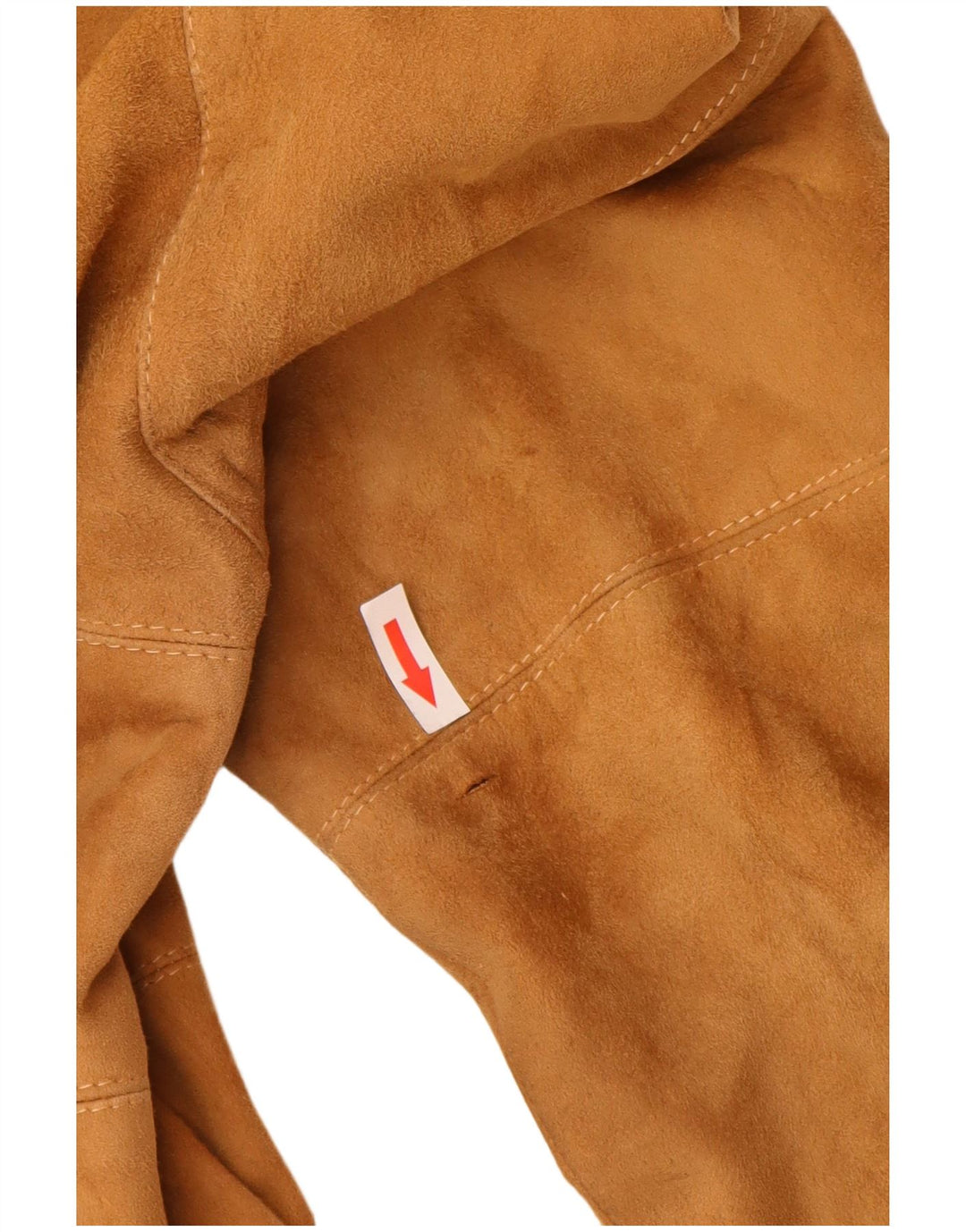 Vintage Mens Suede Bomber Jacket UK 38 Medium Brown