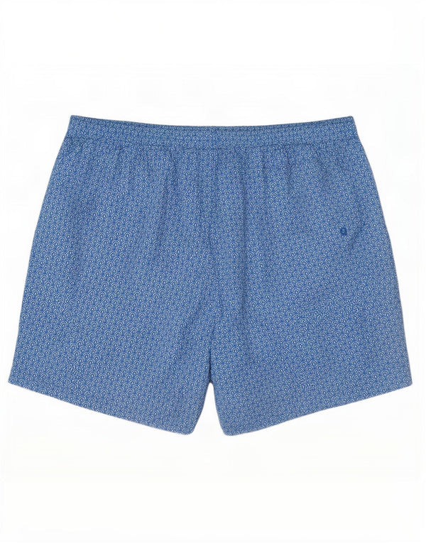 Marks & Spencer Mens Swimming Shorts 2XL Blue Floral Polyester