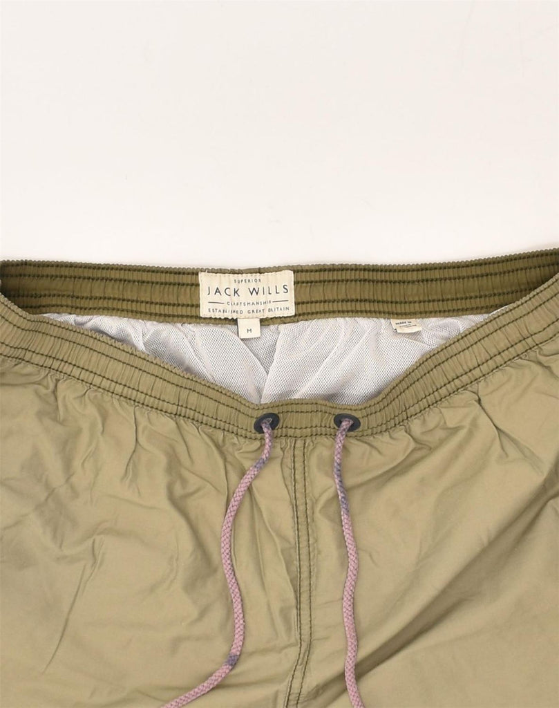 JACK WILLS Mens Sport Shorts Medium Khaki Polyamide | Vintage Jack Wills | Thrift | Second-Hand Jack Wills | Used Clothing | Messina Hembry 