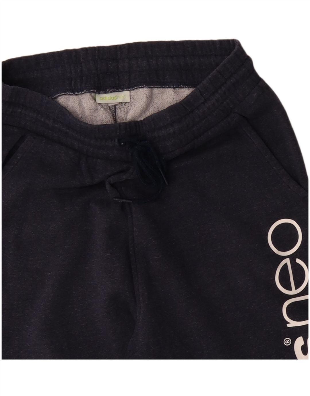 ADIDAS Womens Neo Tracksuit Trousers Joggers UK 14 Medium Navy Blue