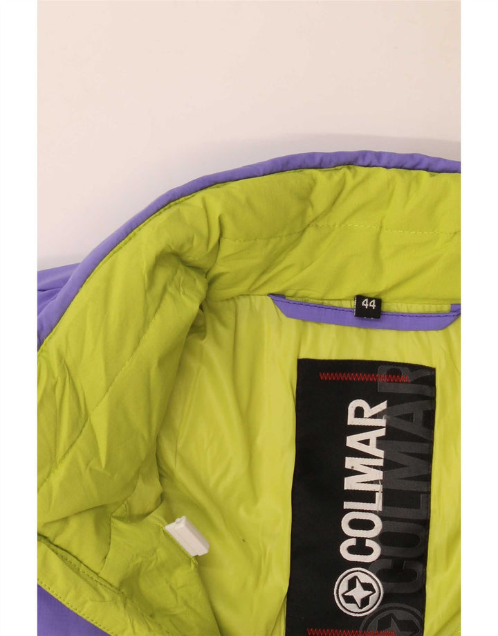 Colmar Womens Padded Ski Jacket IT 44 Medium Purple Colourblock