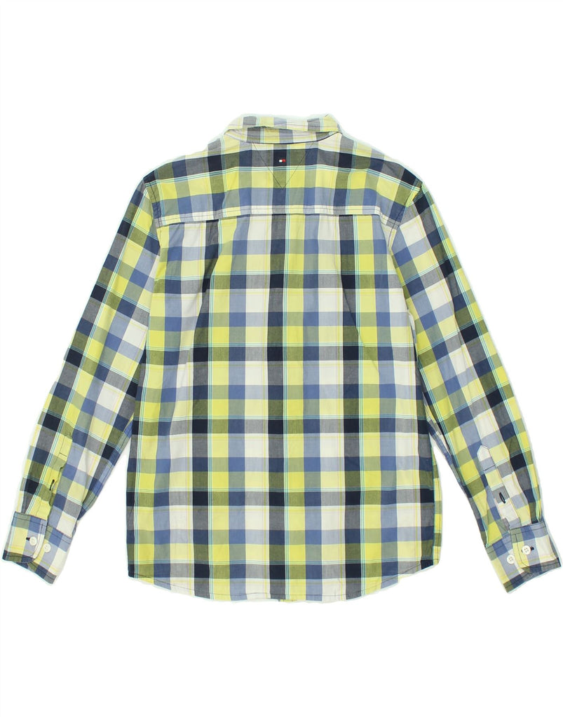 TOMMY HILFIGER Boys Shirt 11-12 Years Multicoloured Check Cotton | Vintage Tommy Hilfiger | Thrift | Second-Hand Tommy Hilfiger | Used Clothing | Messina Hembry 