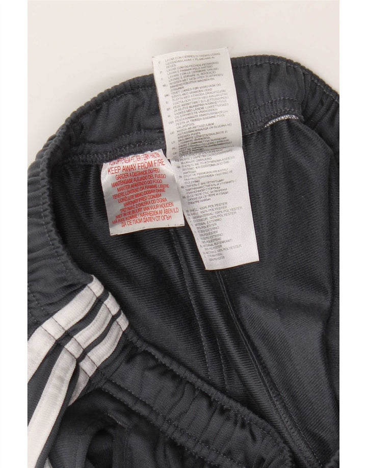 Adidas Boys Tracksuit Trousers 15-16 Years Grey Polyester