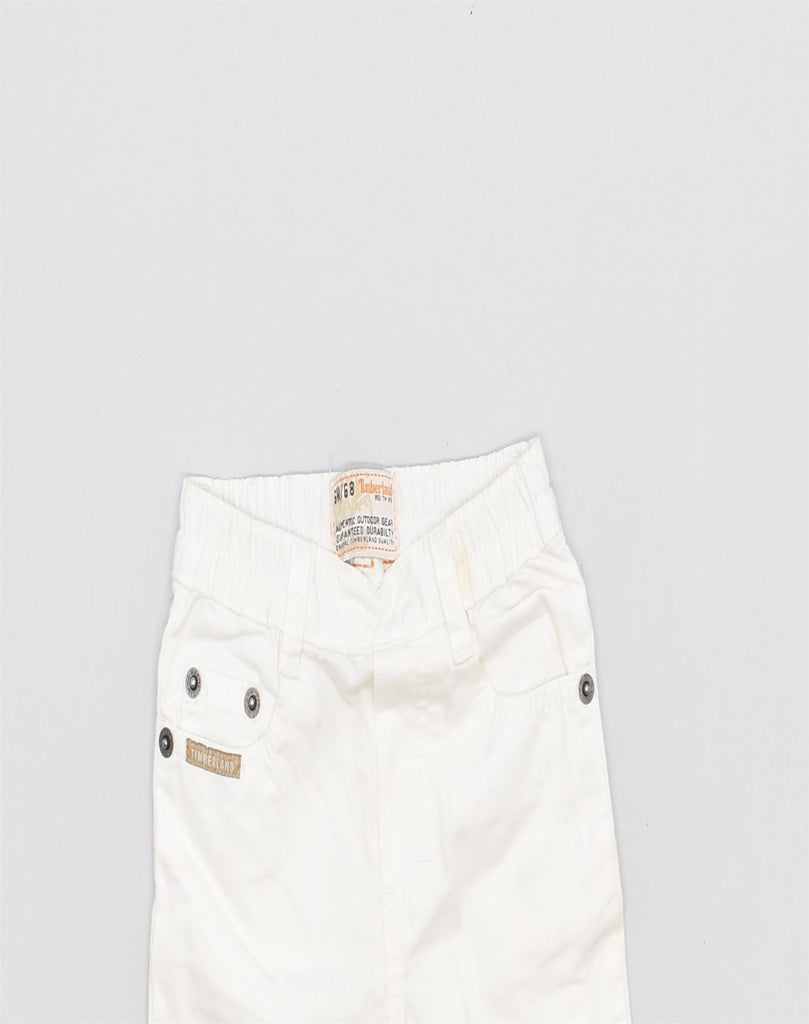 TIMBERLAND Baby Boys Casual Trousers 3-6 Months W16 L7 White Cotton | Vintage | Thrift | Second-Hand | Used Clothing | Messina Hembry 