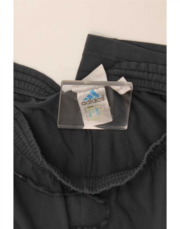 Adidas Womens Tracksuit Trousers UK 14 Medium Grey Polyamide