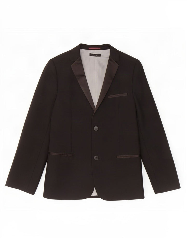Marks & Spencer Womens Autograph 2 Button Blazer Jacket UK 10 Small Black
