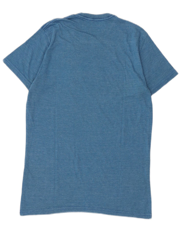 Hard Rock Cafe Mens Venice Graphic T-Shirt Top Small Blue Flecked Cotton