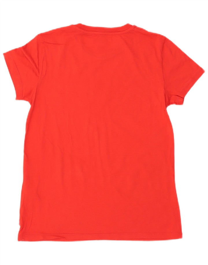 LEVI'S Womens Graphic T-Shirt Top UK 6 XS Red Cotton