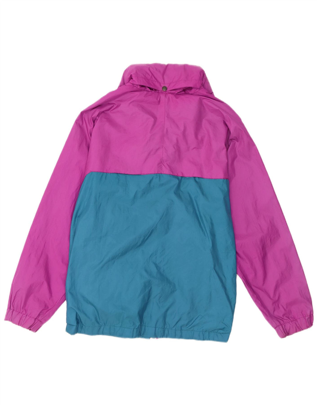 Brugi Mens Hooded Tracksuit Top Jacket Medium Pink Colourblock