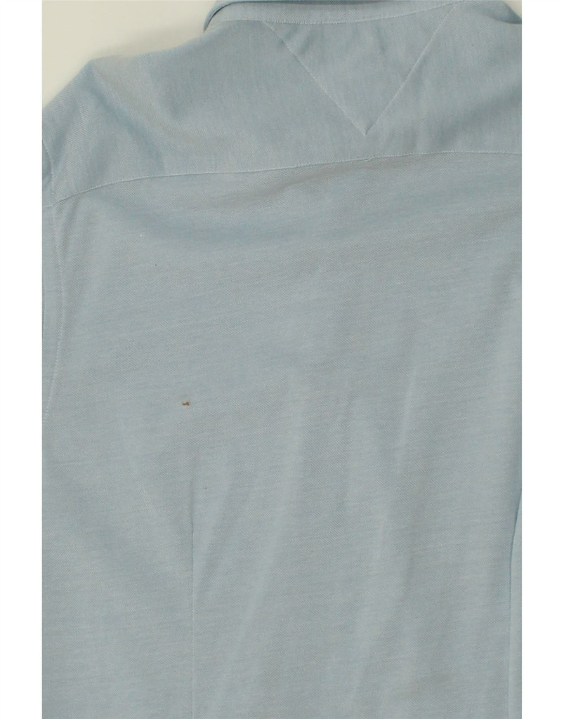 TOMMY HILFIGER Mens Slim Fit Shirt Medium Blue Cotton Vintage Tommy Hilfiger and Second-Hand Tommy Hilfiger from Messina Hembry 