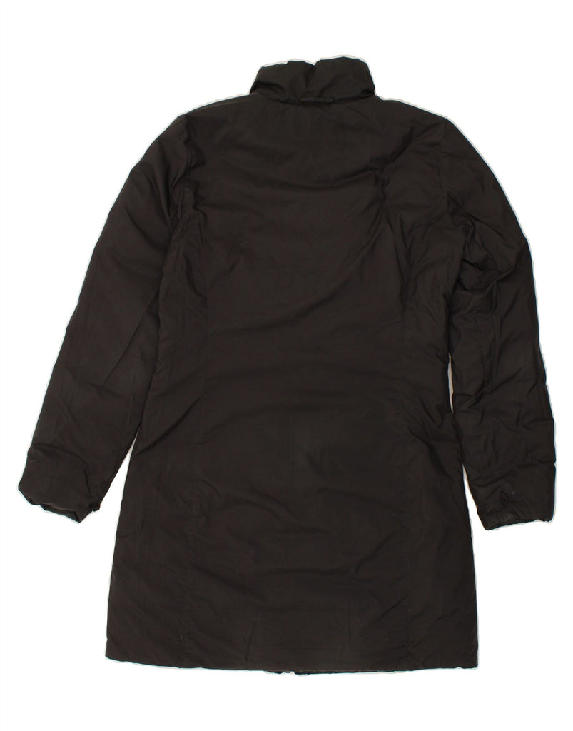 FAT FACE Womens Reversible Padded Coat UK 12 Medium Black Polyester Vintage Fat Face and Second-Hand Fat Face from Messina Hembry 