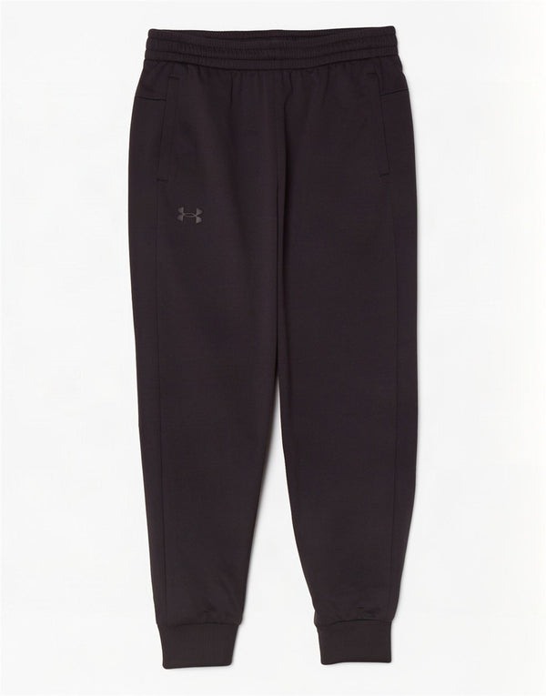 Under Armour Mens Tracksuit Trousers Joggers Large Black Polyester