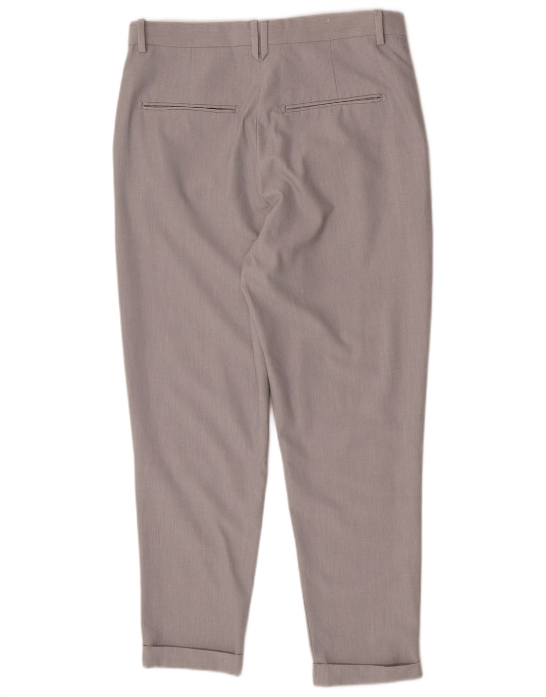 Zara Mens Tapered Regular Chino Trousers EU 40 Medium W31 L25 Grey