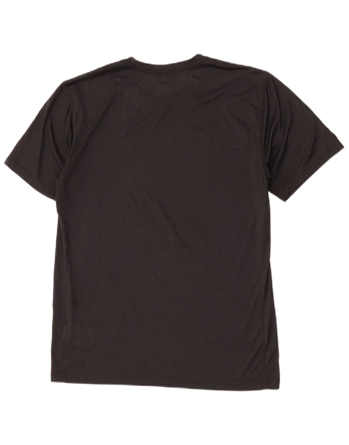 Nike Mens Dri Fit T-Shirt Top Medium Black Polyester