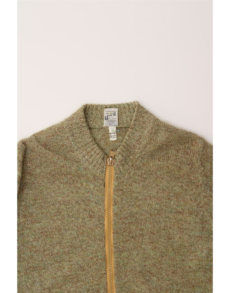 WOLSEY Womens Cardigan Sweater IT 54 2XL Beige Flecked Wool Vintage Wolsey and Second-Hand Wolsey from Messina Hembry 