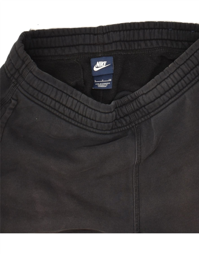 NIKE Mens Tracksuit Trousers Joggers Small Black Cotton | Vintage Nike | Thrift | Second-Hand Nike | Used Clothing | Messina Hembry 