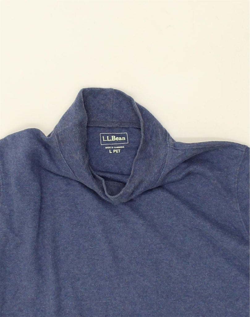 L.L.BEAN Womens Top Long Sleeve UK 16 Large Blue Cotton | Vintage L.L.Bean | Thrift | Second-Hand L.L.Bean | Used Clothing | Messina Hembry 