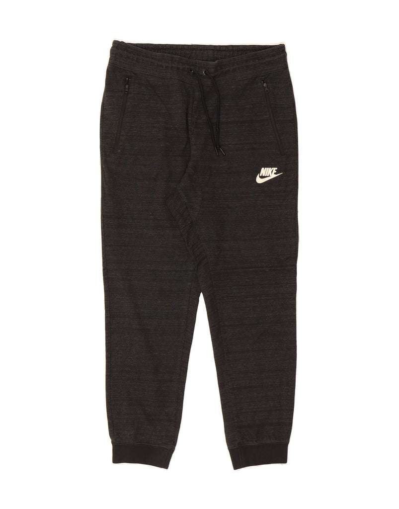 NIKE Mens Tracksuit Trousers Joggers Large  Grey Pinstripe Cotton Vintage Nike and Second-Hand Nike from Messina Hembry 