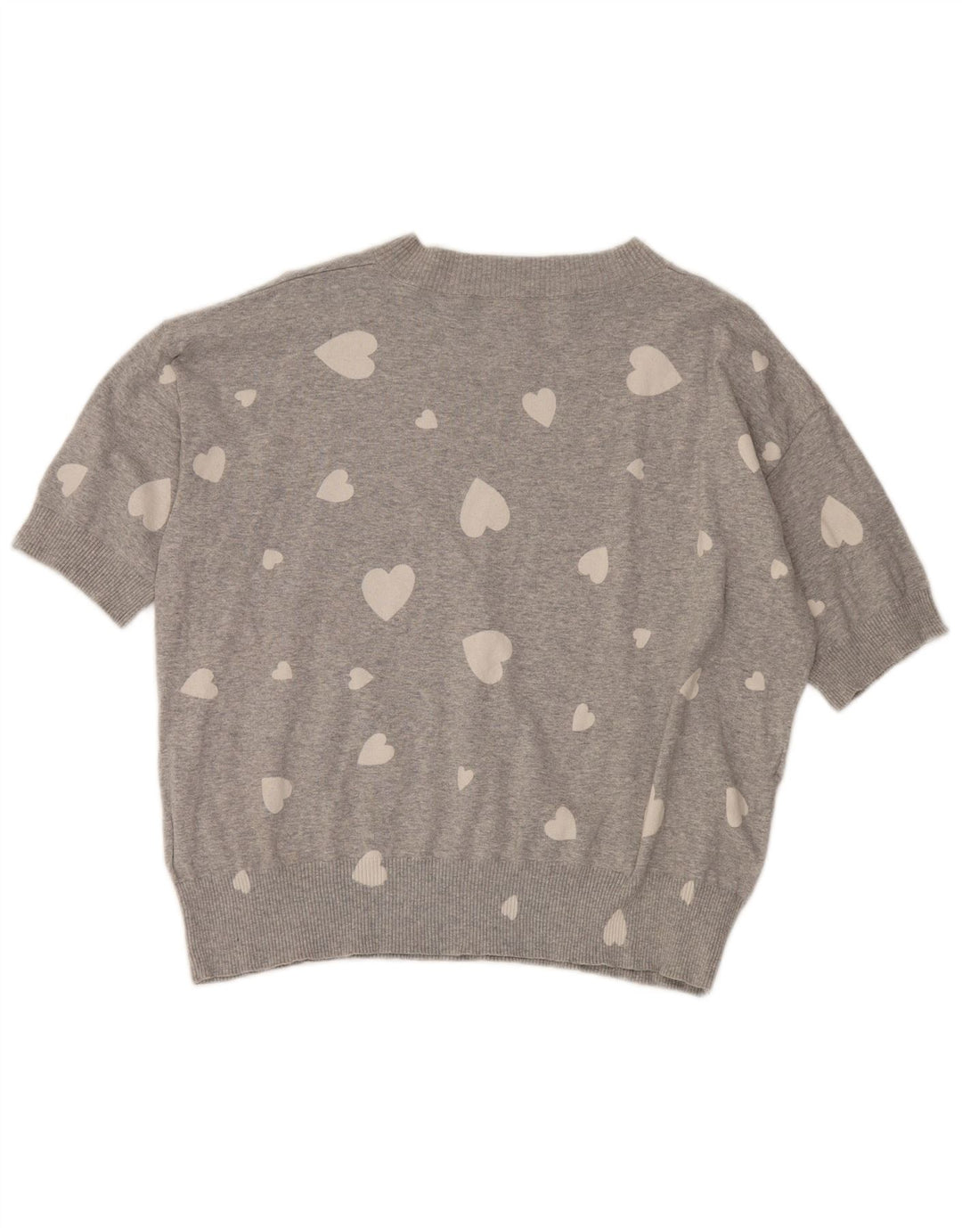 Marks & Spencer Womens Abstract Pattern Crew Neck Jumper Sweater UK 16 Larg