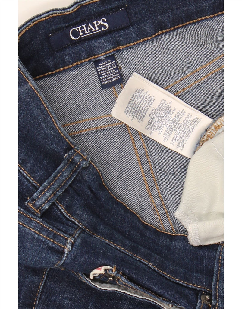 CHAPS Womens Capri Jeans US 4 Small W30 L21 Navy Blue Cotton Vintage Chaps and Second-Hand Chaps from Messina Hembry 