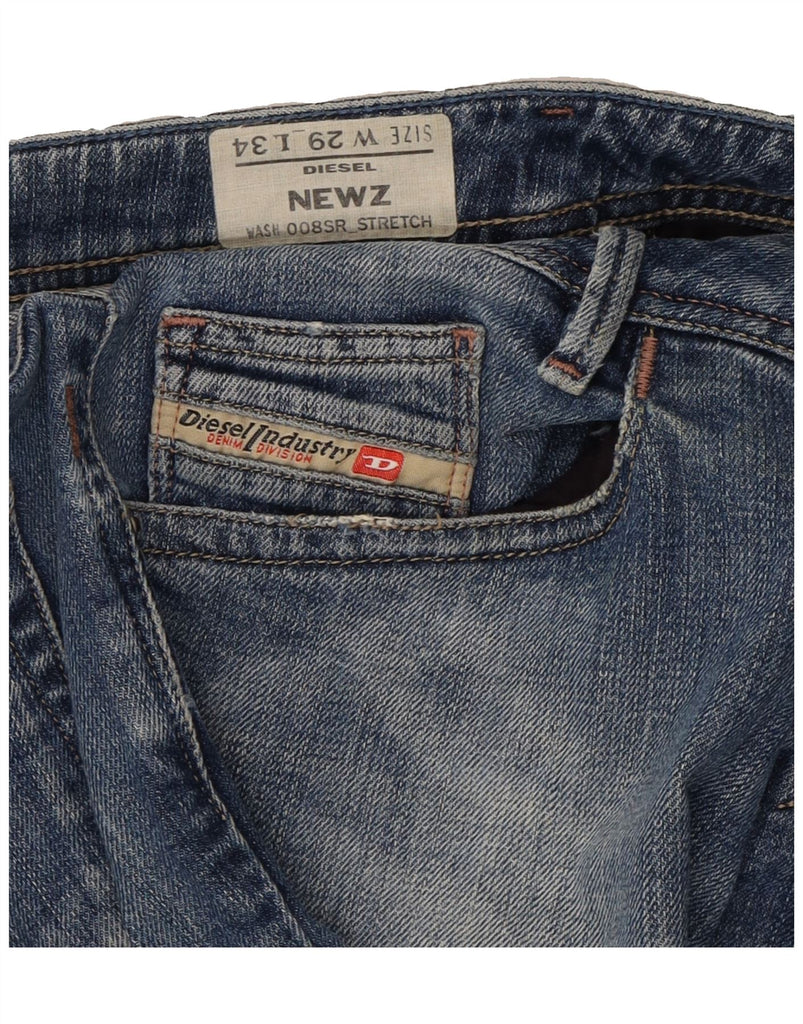 DIESEL Womens Newz Skinny Jeans W29 L34 Blue Cotton Vintage Diesel and Second-Hand Diesel from Messina Hembry 