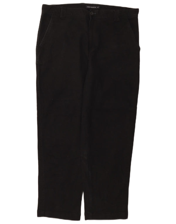 French Connection Mens Tapered Jeans W34 L27 Black Cotton