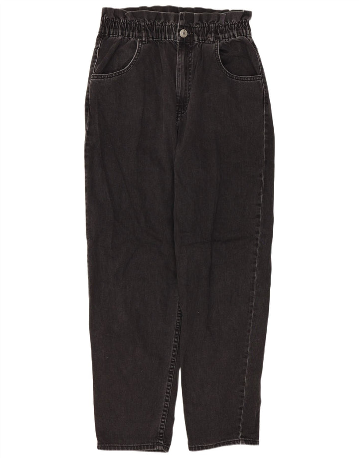 Zara Womens Loose Fit High Waist Jeans Medium W28 L27 Grey