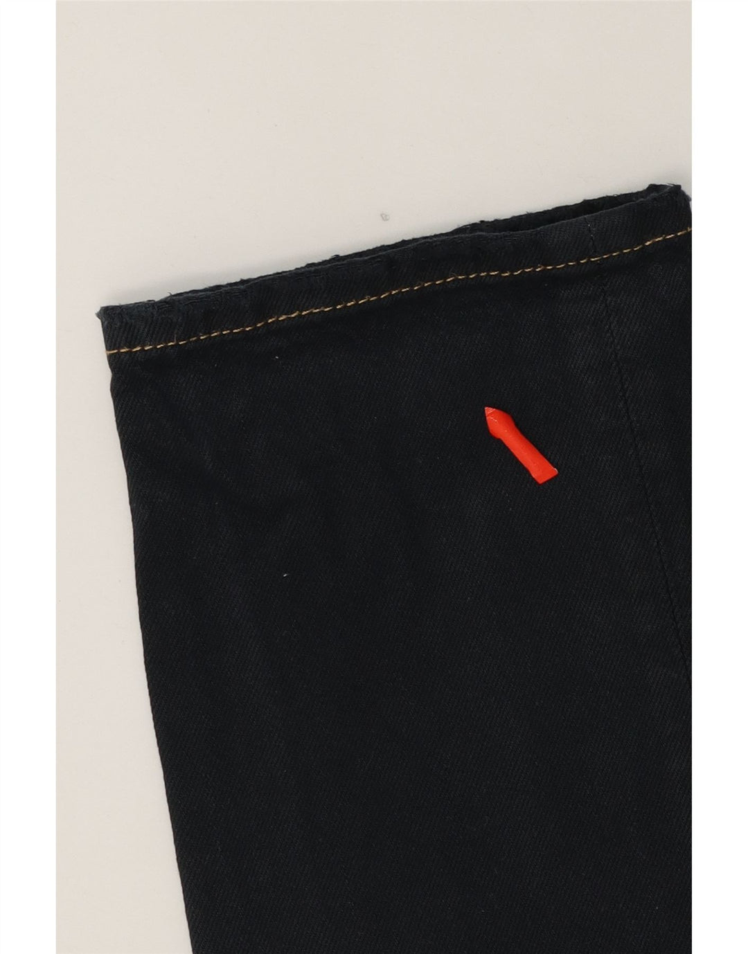 LEVI'S Womens Straight Jeans W25 L30 Navy Blue Cotton Vintage Levi's and Second-Hand Levi's from Messina Hembry 