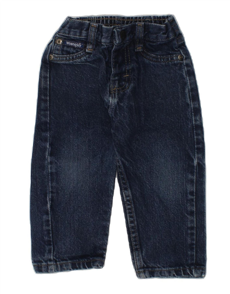 WRANGLER Baby Boys Straight Jeans 12-18 Months W18 L10  Blue Cotton | Vintage Wrangler | Thrift | Second-Hand Wrangler | Used Clothing | Messina Hembry 