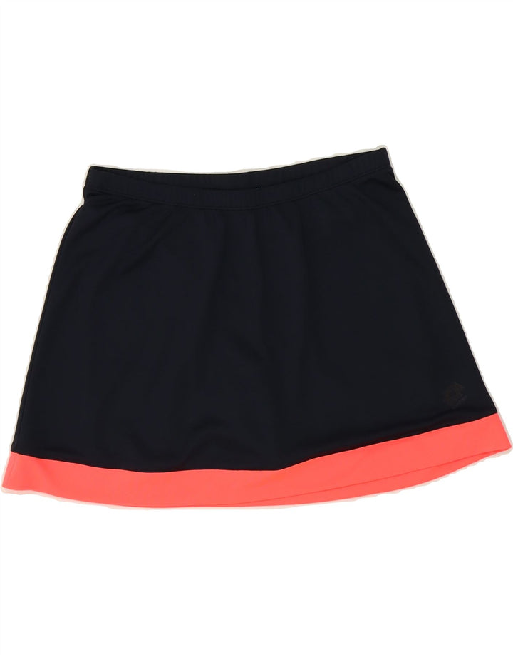 LOTTO Womens Tennis Skirt UK 12 Medium Navy Blue Polyester Vintage Lotto and Second-Hand Lotto from Messina Hembry 