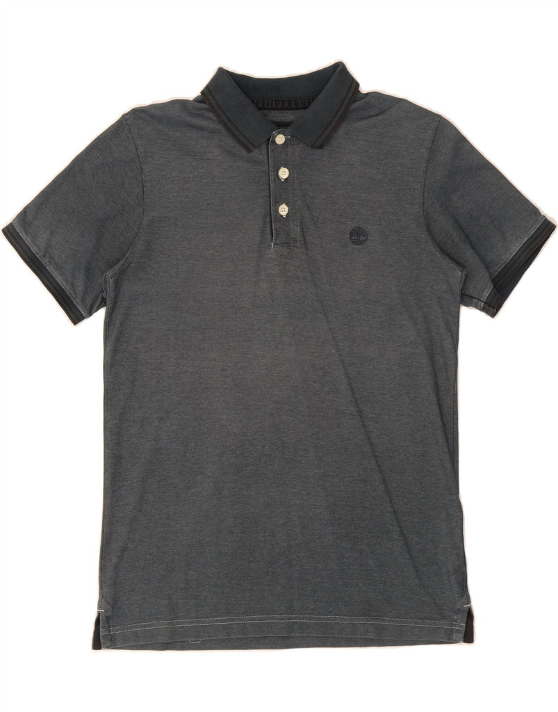 TIMBERLAND Mens Regular Fit Polo Shirt Large Navy Blue Cotton Vintage Timberland and Second-Hand Timberland from Messina Hembry 