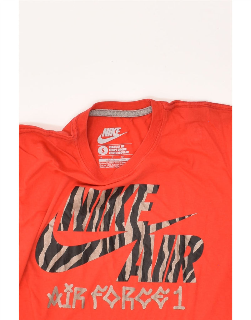 NIKE Mens Regular Fit Graphic T-Shirt Top Small Red Cotton | Vintage Nike | Thrift | Second-Hand Nike | Used Clothing | Messina Hembry 