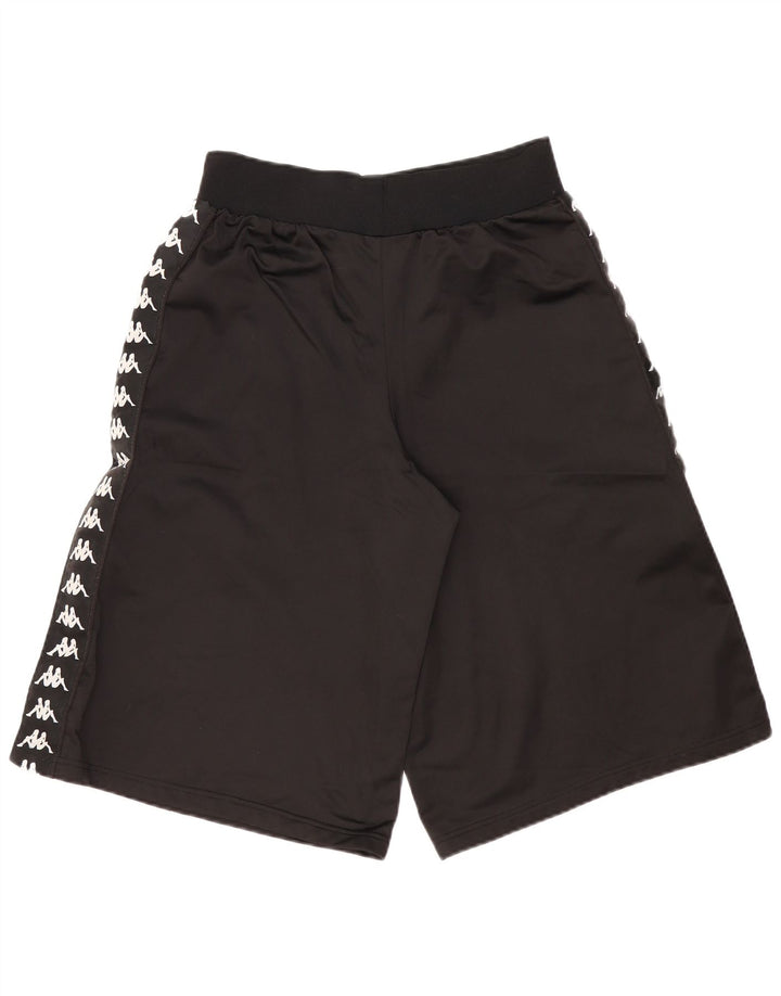 Kappa Mens Graphic Sport Shorts Small Black