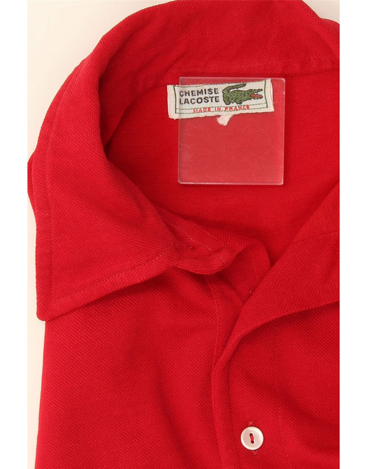 Lacoste Mens Polo Shirt Small Red