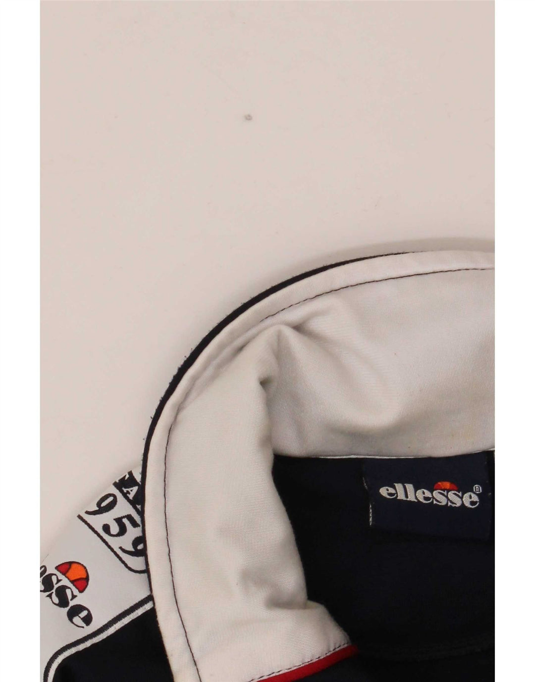 Ellesse Mens Graphic Tracksuit Top Jacket Large Navy Blue Colourblock