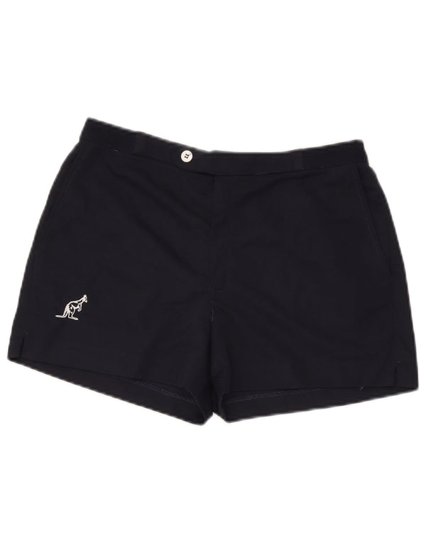 AUSTRALIAN L'ALPINA Womens Chino Shorts IT 52 XL W30  Navy Blue Polyester