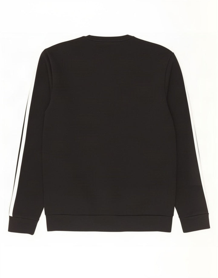 Adidas Mens Sweatshirt Jumper Small Black Polyester