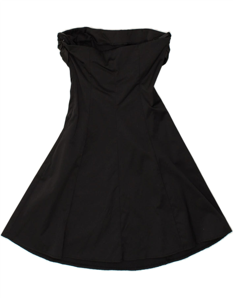 VINTAGE Womens Strapless Dress UK 8 Small Black | Vintage Vintage | Thrift | Second-Hand Vintage | Used Clothing | Messina Hembry 