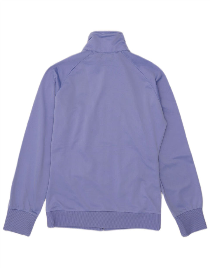 Kappa Womens Tracksuit Top Jacket UK 14 Large Purple Colourblock Polyester