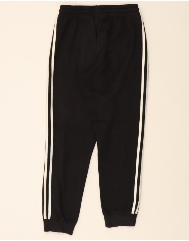 ADIDAS Mens Tracksuit Trousers Joggers Small  Black Cotton Vintage Adidas and Second-Hand Adidas from Messina Hembry 