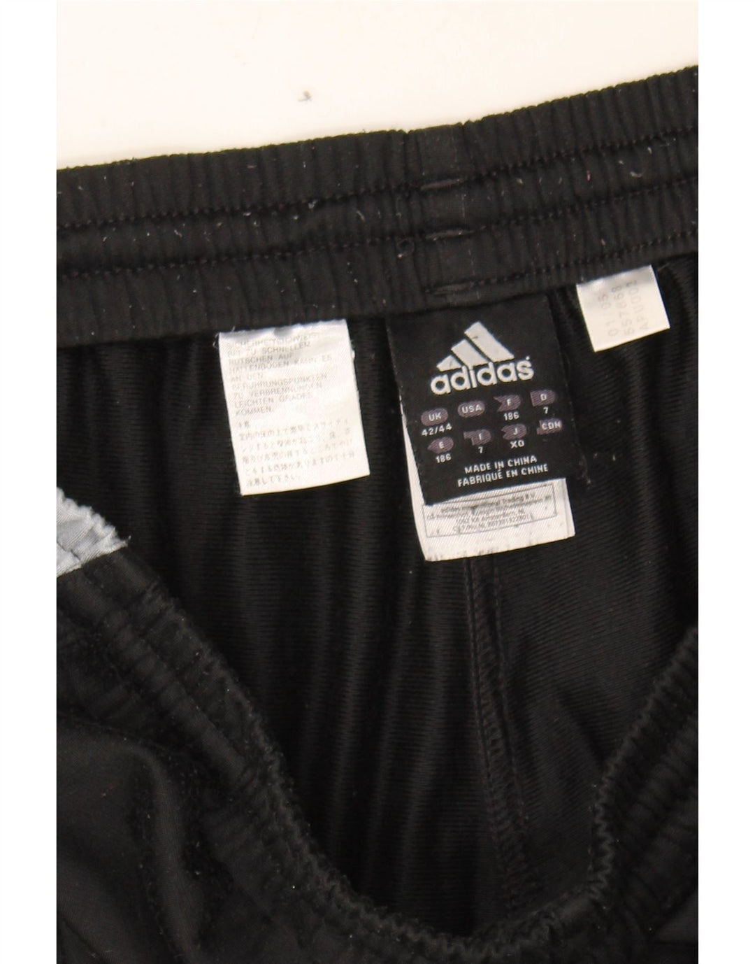 ADIDAS Mens Tracksuit Trousers Large  Black Colourblock Polyester Vintage Adidas and Second-Hand Adidas from Messina Hembry 