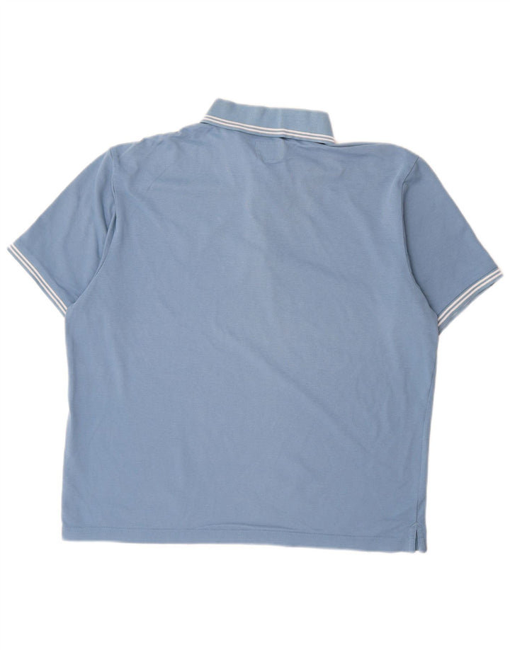 Champion Mens Easy Fit Polo Shirt Large Blue