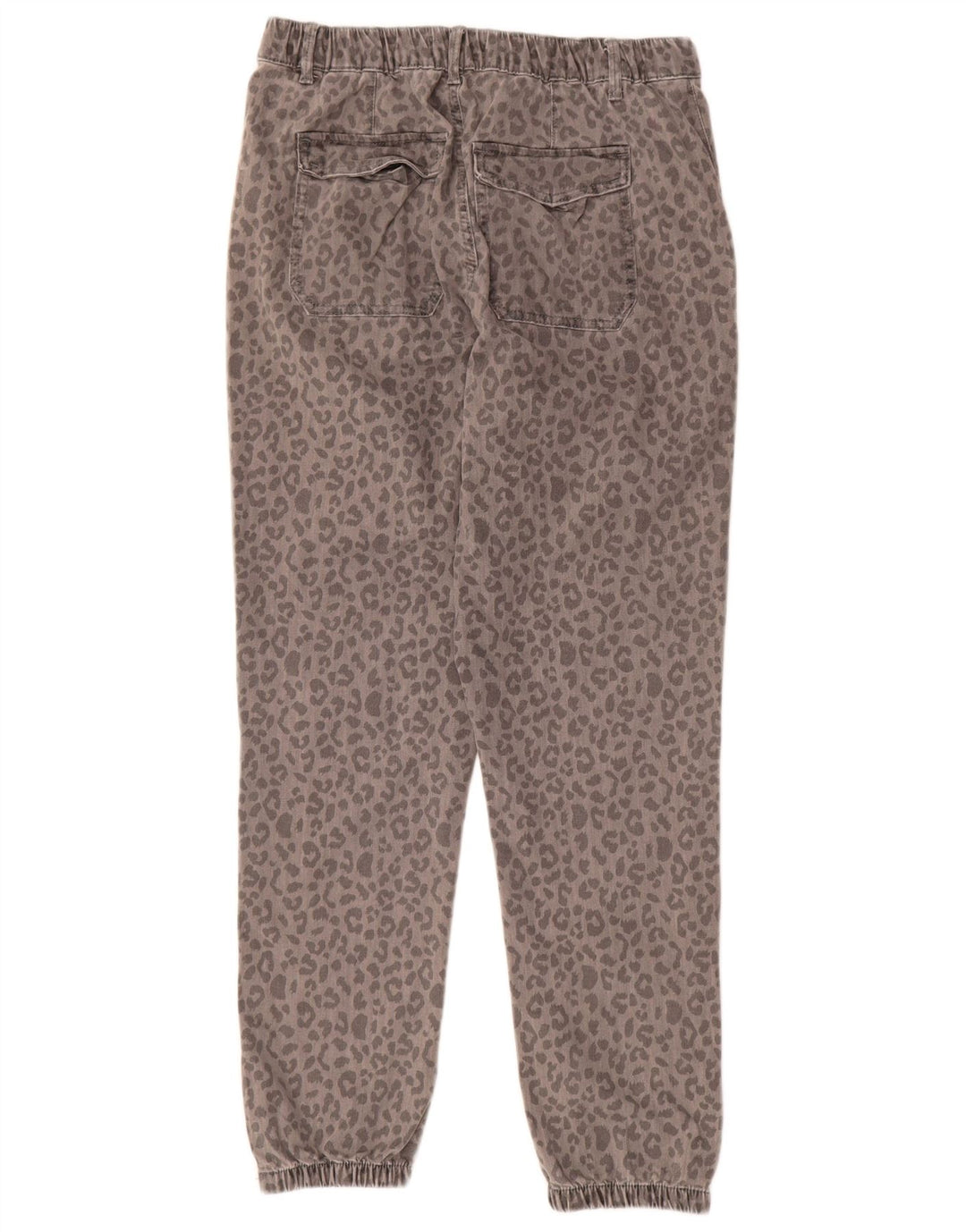 Marks & Spencer Womens Chino Trousers UK 12 Medium W30 L28 Grey