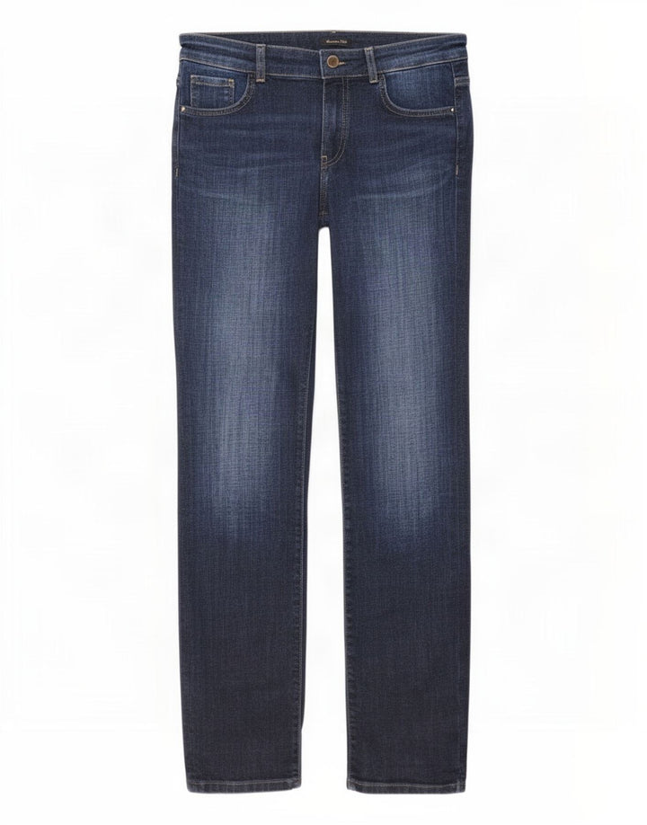 Massimo Dutti Womens Straight Jeans EU 40 Medium W30 L31 Navy Blue